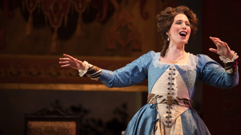 Soprano Ellie Dehn performs an aria from Opera Colorado's 2019 production of The Marriage of Figaro. Photo: Opera Colorado/Matthew Staver