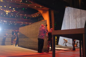 Construction of the set for The Scarlet Letter at the Ellie Caulkins Opera House. Photo: Opera Colorado/Matthew Staver