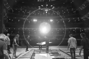 Construction of the set for The Scarlet Letter at the Ellie Caulkins Opera House. Photo: Opera Colorado/Matthew Staver