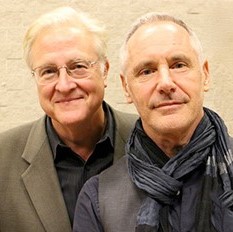 Librettist Mark Campbell with composer Paul Moravec