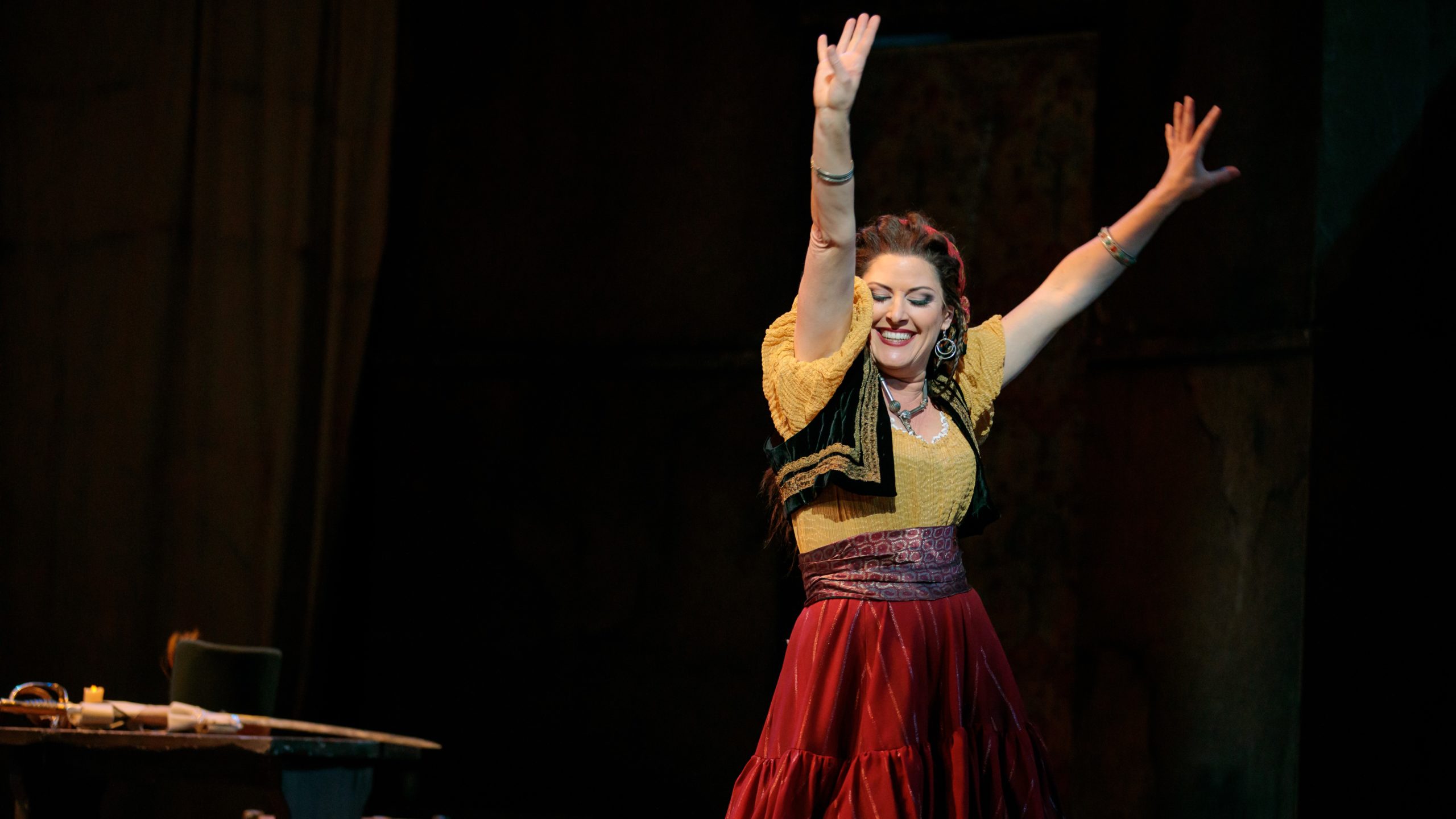 Kate Aldrich as Carmen in Opera Colorado's 2022 production