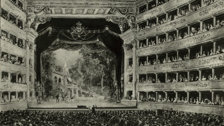 Photograph of La Scala from the Billy Rose Theatre Collection 