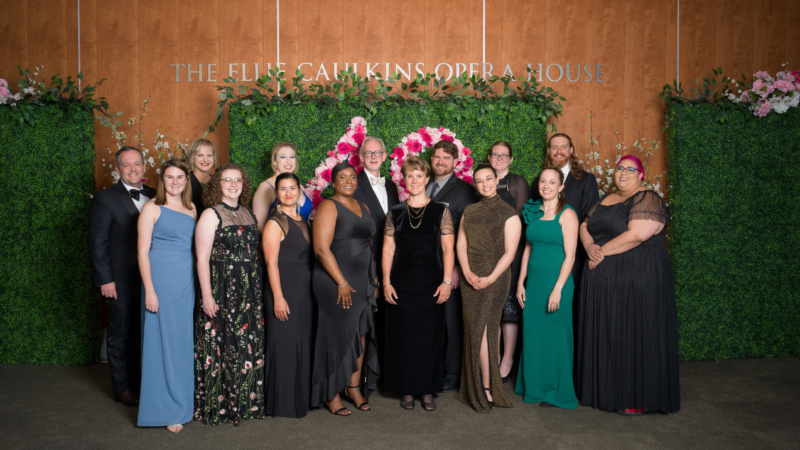 Group photo of Opera Colorado staff at the 40th Anniversary Gala