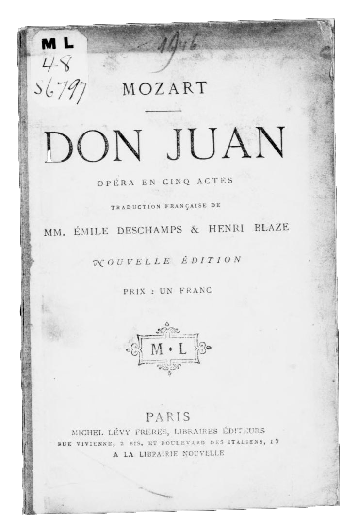 Don Giovanni 101 Program Notes Opera Colorado