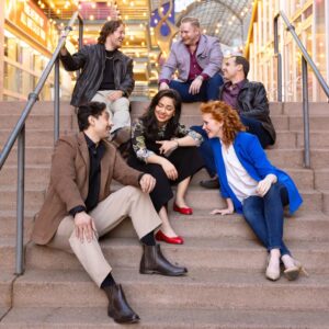 Artists, clockwise starting at top left: Daniel Miller, James Eder, Alex Granito, Hallie Schmidt, Melanie Dubil, Oliver Poveda Zavala.